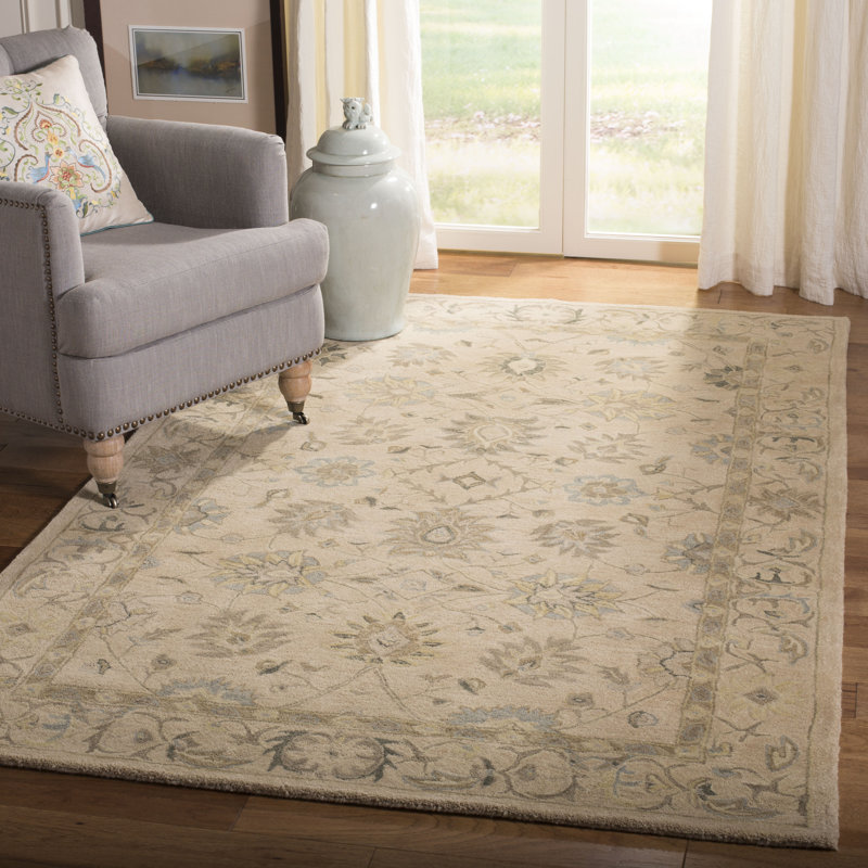 Tingley Hand Tufted Wool Pile Oriental Rug, Rectangle 8' x 10'