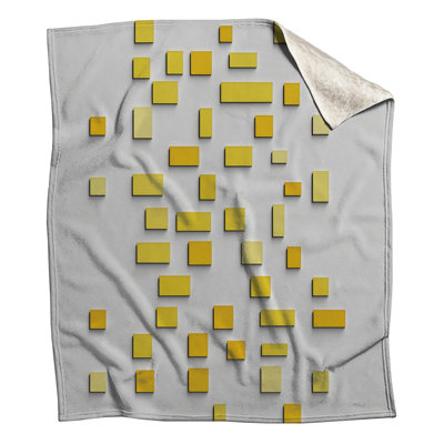 Couvertures jaunes à formes rectangulaires
