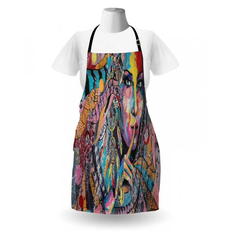 Tablier de fille à motif d’art fine
