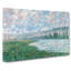 The Seine At Vetheuil by Claude Monet - Wrapped Canvas Painting-61850349