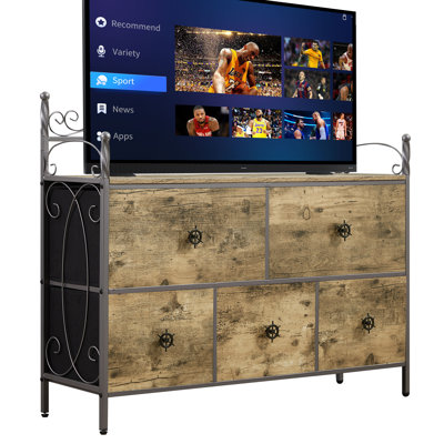 Cesare 5 - Drawer Accent Chest by 17 Stories