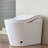 Contemporary Smart Toilet With Bidet Function, Auto Flush System, Automatic Lid Open/Close, Heated Seat Customizable Warmth, Warm Water Wash, Air Dry, Foam , Foot Sensor, Comfort Height Bidet, Flush,-130114250