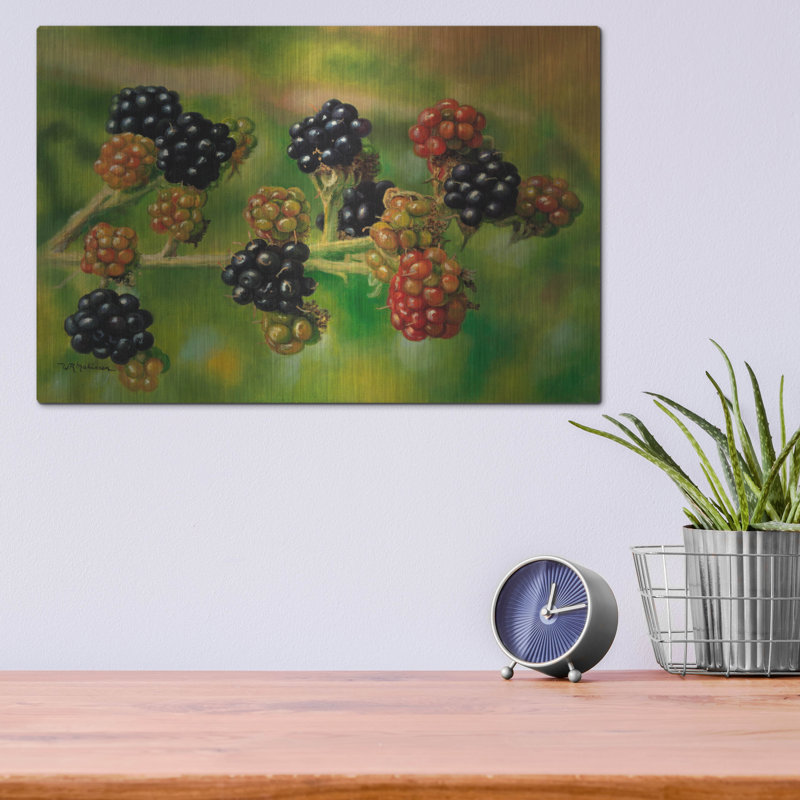 «Blackberries» par Bill Makinson, H 12 po x l 16 po