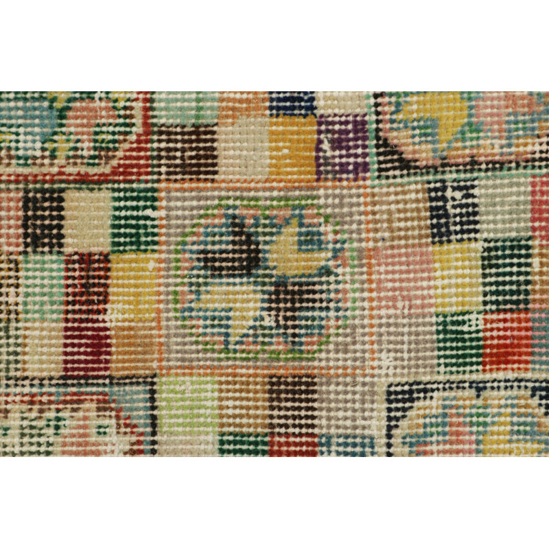 One-of-a-Kind 2'3x2'4 Hand Knotted Area Rug
