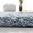 Elborough Shag Hand Tufted Performance Solid Color Rug-18679697