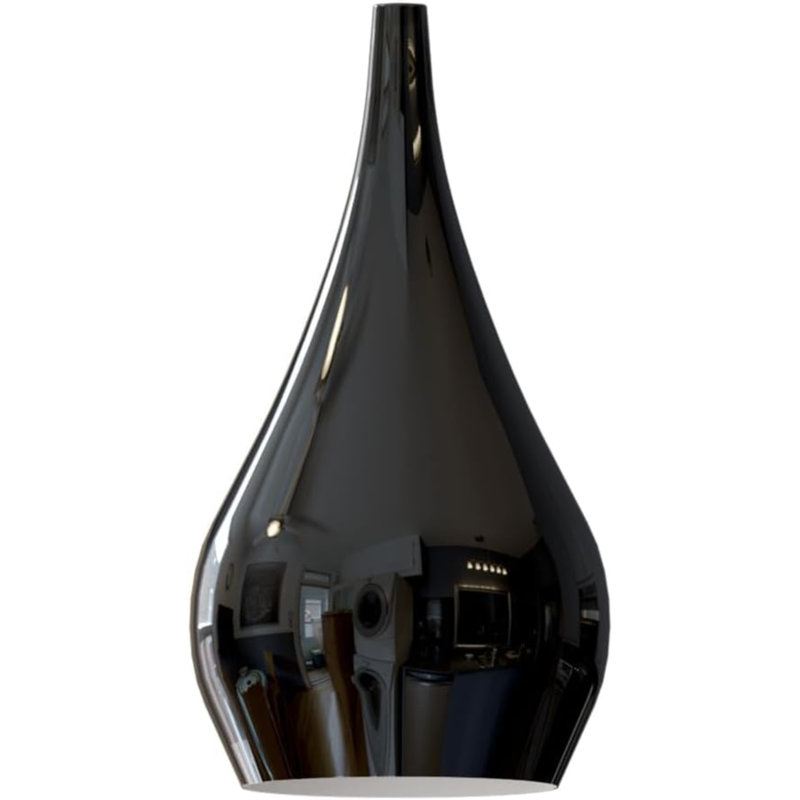 Pece Pendantlight 1-Flamming Hanging Light Teardrop Metal shade, Black