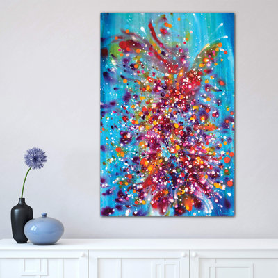 A Dance Between Time And Space by Kristen Pobatschnig - Wrapped Canvas Painting