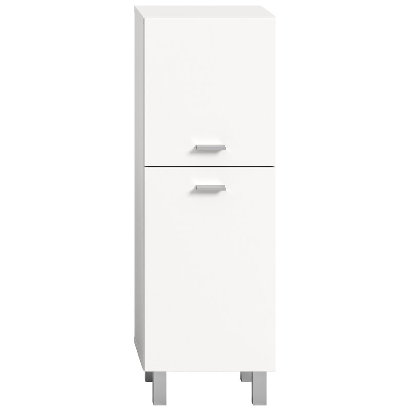 Boston Particle Board Freestanding Bathroom Cabinet, White