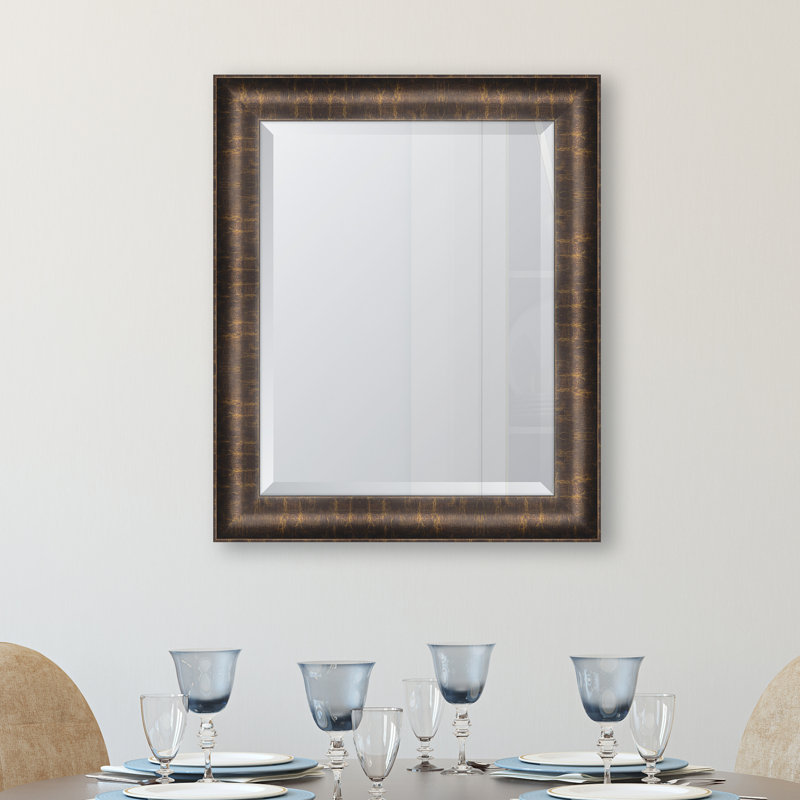 Miroir mural oxido, H 35 po x l 29 po, Or