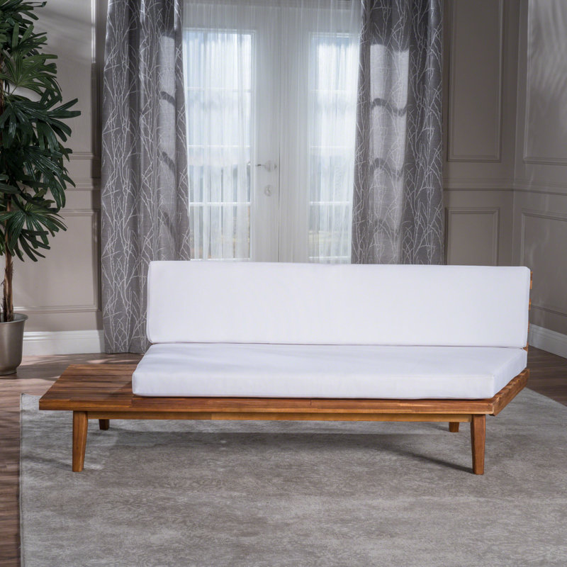 Canapé modulaire sans accoudoirs 76,5 po Bynum, blanc