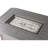 Carin Rectangle Aluminum Propane Smokeless Fire Pit Table with Hidden Fuel Tank-440345964