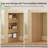 81"W Large Makeup Vanity with Adjustable LED Lighting and Charge Station-1191926046