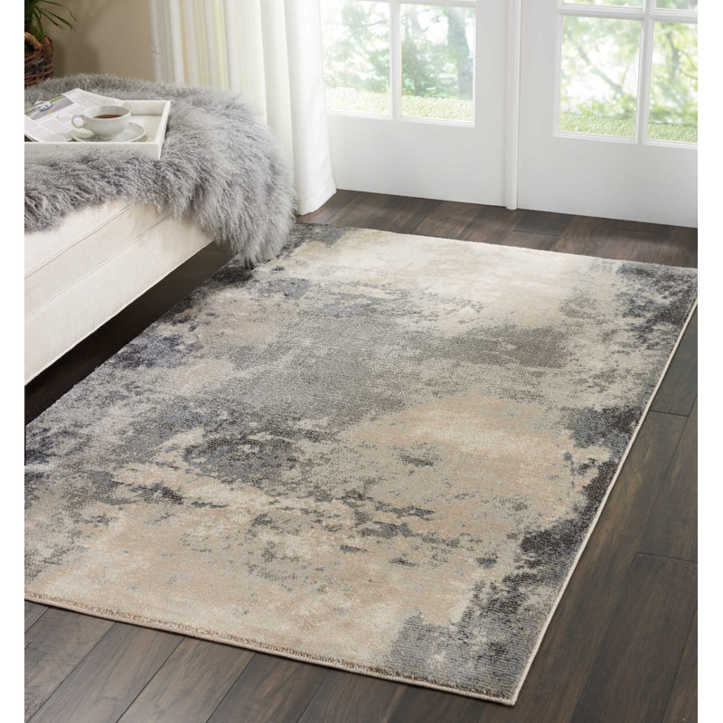 Abstract Indoor Rug, Rectangle 3'10" x 5'10"