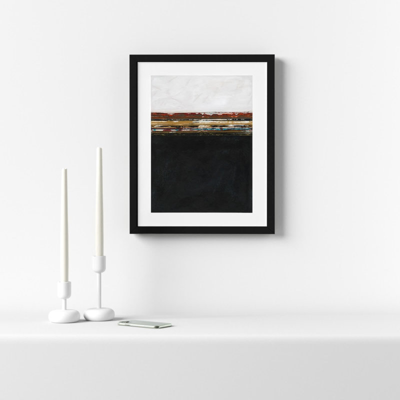 A Sense Of Space I by Jodi Fuchs, 21.12" H x 17.12" W x 0.88" D, Black Framed Paper