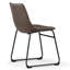 Chaise d'appoint rembourrée à dossier solide-262492984