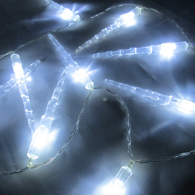 LED Acrylic Icicle String Lights
