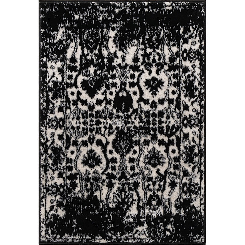 Geddis Ikat Indoor Rug, Rectangle 2'2" x 3'