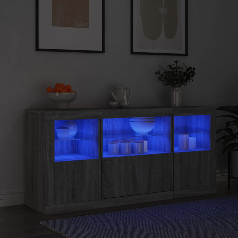 Babrow 142.5cm Sideboard, Grey Sonoma