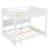 Queen Over Queen Bunk Bed With Storage Cabinets And USB Ports-1942407470
