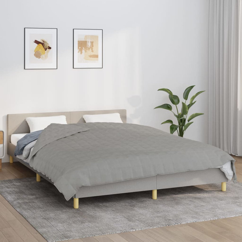 Scouley Weighted Throw Blanket, Grey, W200 x L200cm