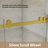 56-60 "W X 76" H Single Sliding Frameless  Shower Door-116309929