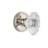 Grandeur Georgetown Rosette Passage with Biarritz Crystal Door Knob