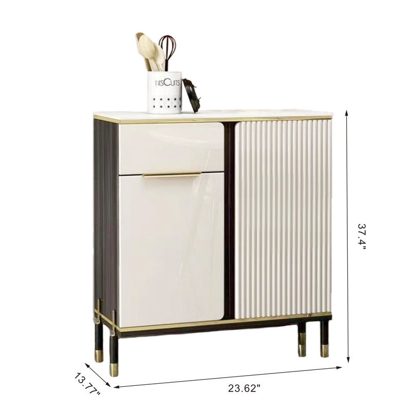 Buffet 31,49 po Ziyade, H 37,4 po x l 23,62 po x P 13,77 po