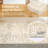 Washable Rugs 5X7 Rug For Living Room Modern Rug Non Slip Large Area Rug For Bedroom Decor Farmhouse Vintage Beige Rug Low Pile Stain Resistant Carpet For Office Dining Room 5'X7' Beige-261357833