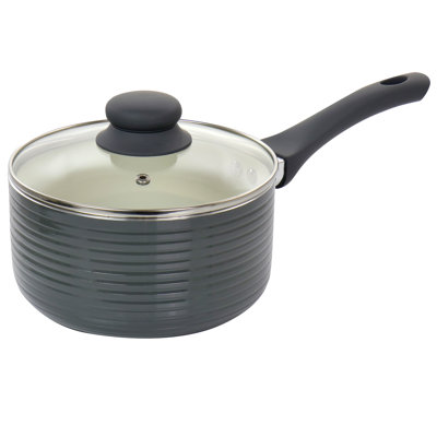 Oster 2,5 pte Casserole antiadhésive en aluminium avec couvercle