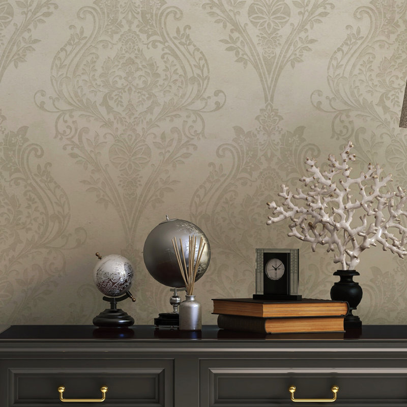 Papier peint Kwon Damask, Champagne