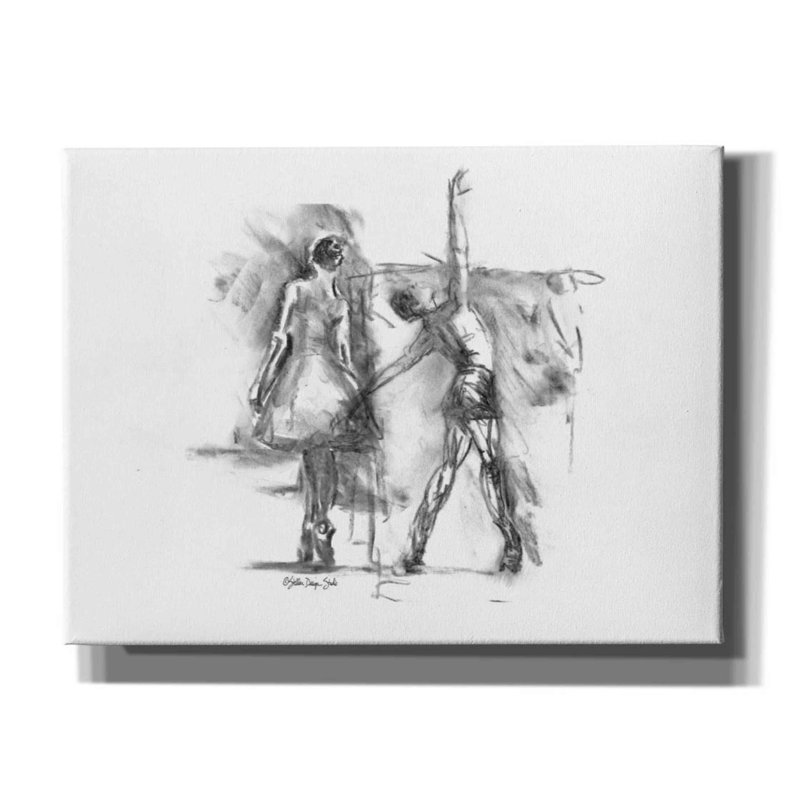 «Dance figure 3» par Stellar Design Studio, art mural sur toile, H 12 po x l 16 po x P 0,75 po