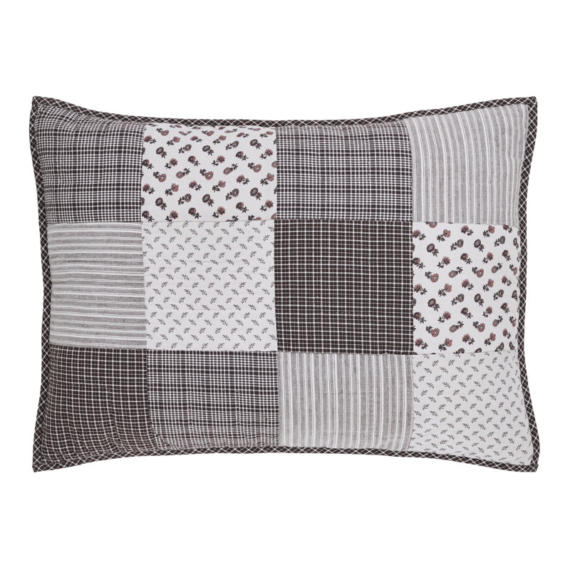 Florette 100% Cotton Pillow Sham, Standard/Twin