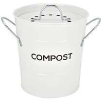  RSVP International Charcoal Compost Bin Filter 2-Piece Set  Helps Keep Kitchen Smelling Fresh, Replacement - 1 Gallon Bin/Pail: Compost  Bins: Home & Kitchen