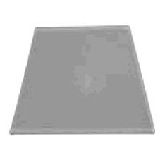 Fabric Square Lamp Shade, Light Grey, 35cm H x 40cm W x 40cm D 