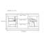 Buffet en bois massif sur pied