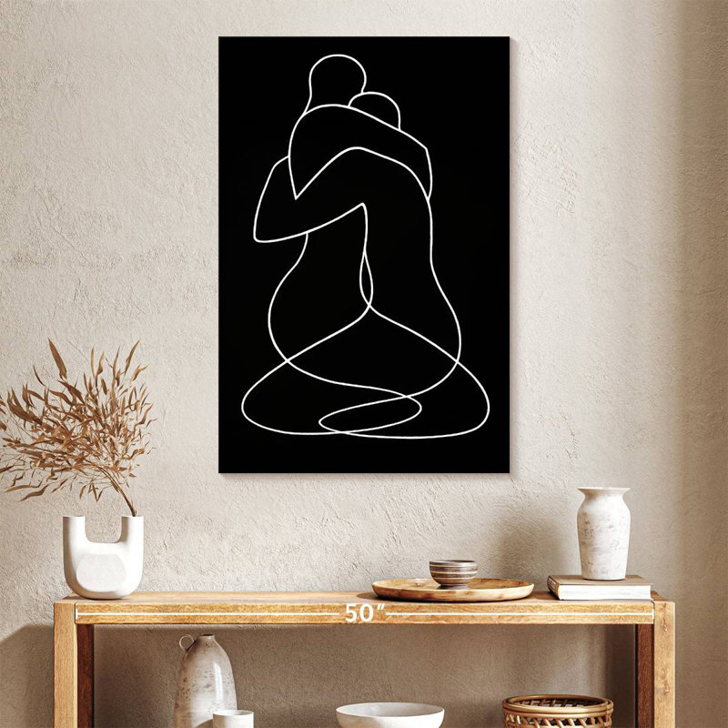 Leisha Minimalist Embrace, 39" H x 26" W