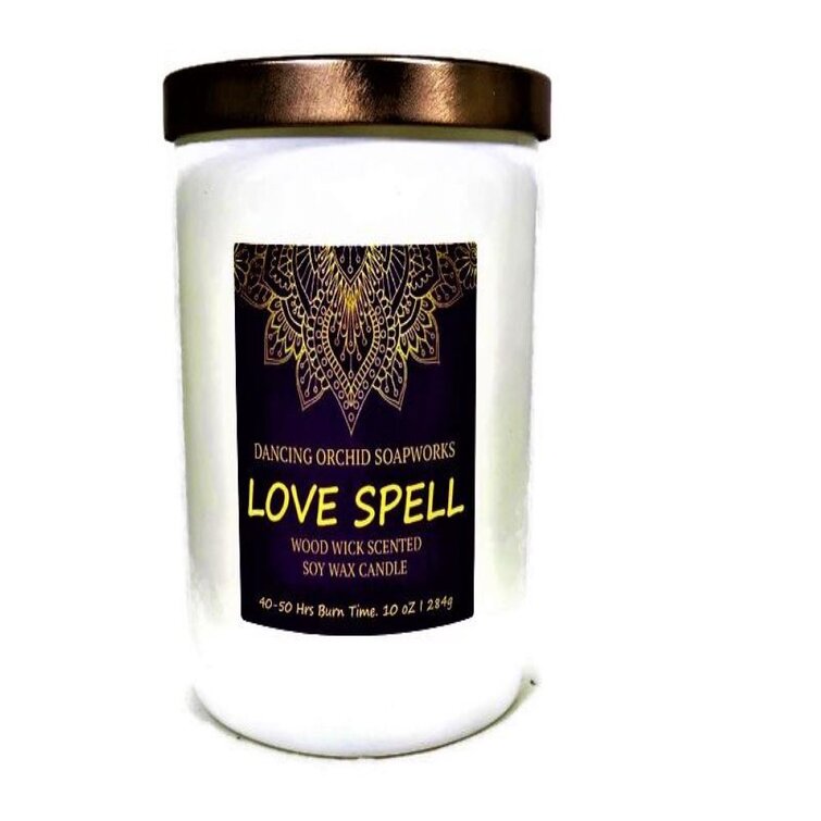 Love Spell Soy Wax Candle  Valentine's Day Candle Scents – Backyard Candles