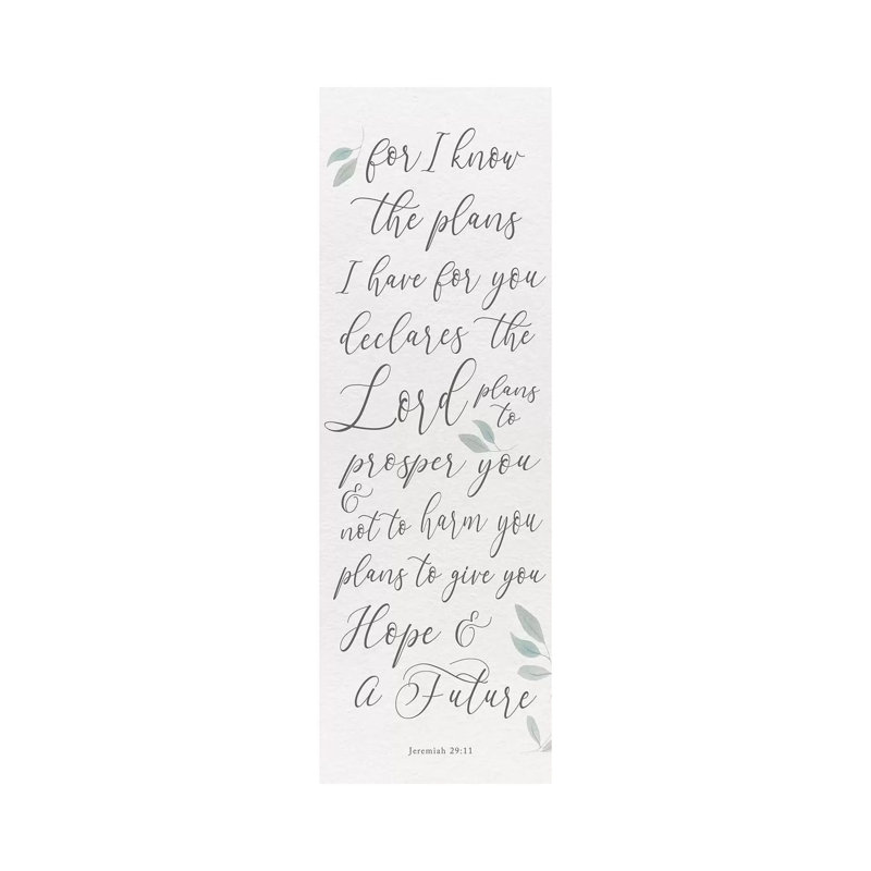 Inspired Panel I - Wrapped Canvas Panoramic Print, 121.92 cm H x 40.64 cm W x 1.91 cm D