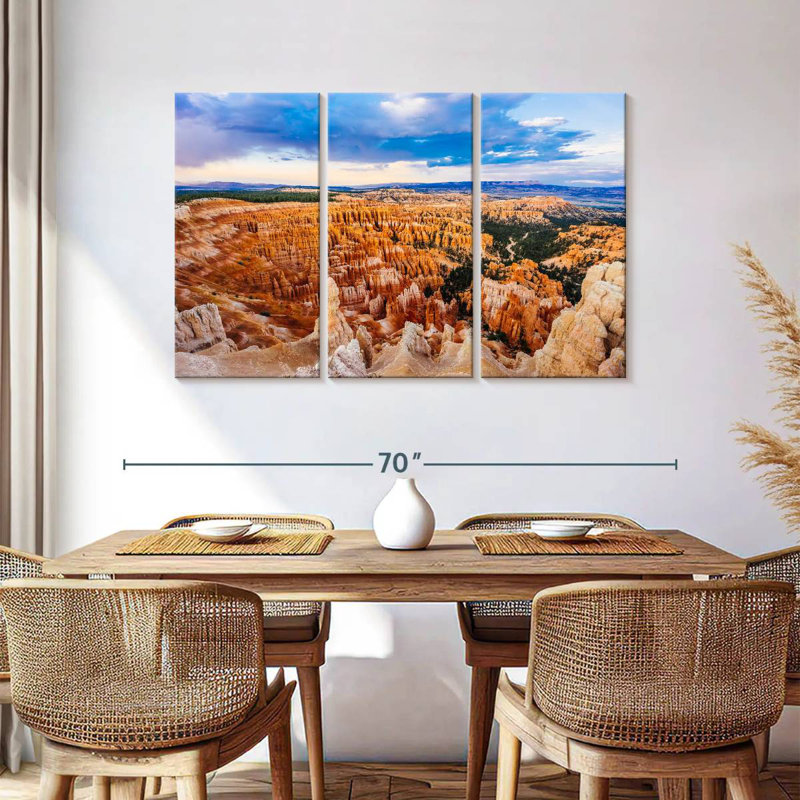 Vue de l'amphithéâtre Alvord Bryce Canyon, H 36 po x l 57 po