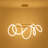 1 - Light Iron Art + Silicone Tube LED Unique/Statement Pendant-346622140