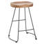 Tabouret de bar en bois massif Seleukos-2041900876