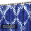 Rideau de douche bleu indigo sans couture avec 12 crochets-1759725073