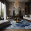Tapis gris soyeux et moelleux-92261482