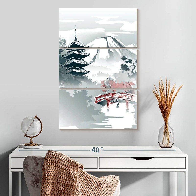 Pont japonais Nicci, H 32 po x l 20 po