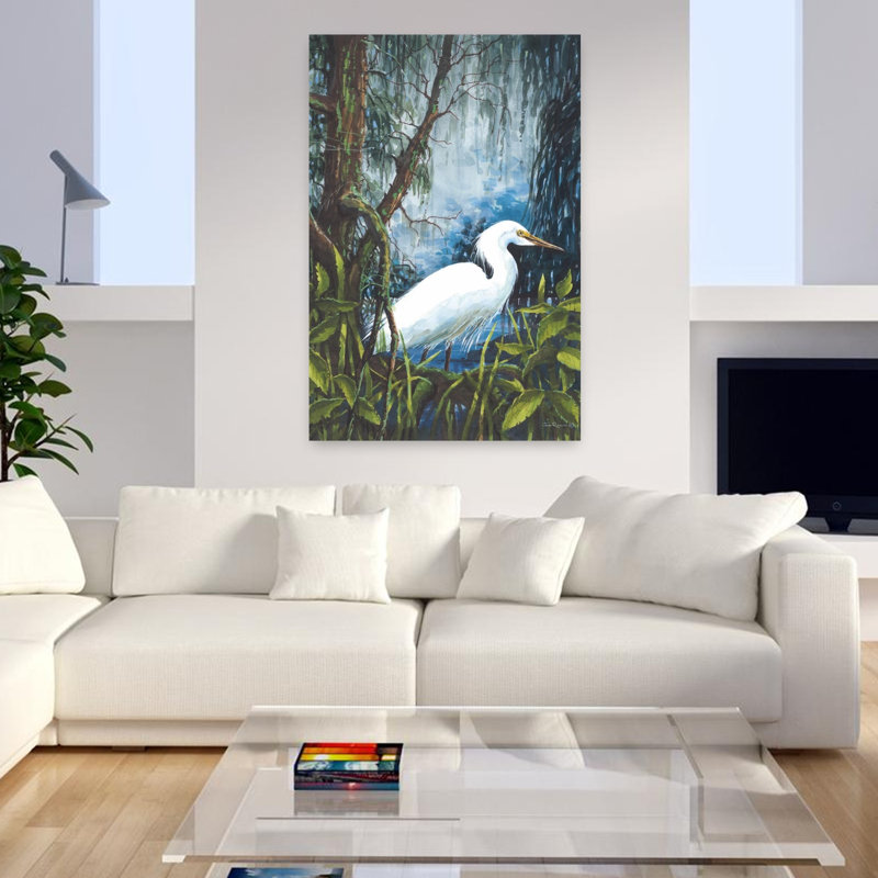 At At Home, art côtier abstrait, H 48 po x l 32 po