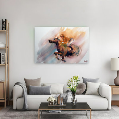 Cheval de course galopant, cheval contemporain