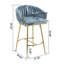 Tabouret de bar 26 po Celie-323034897