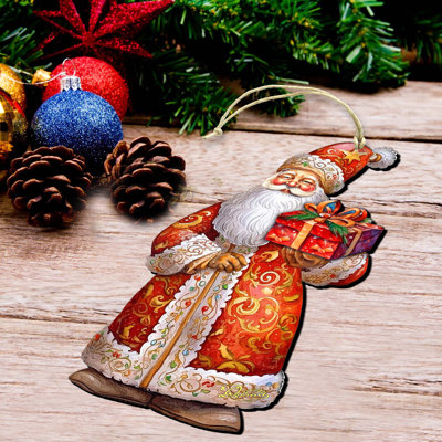 Ornements en bois St. Nick's