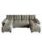 Maelina 104.7" Sectional Modular Sleeper Sofa Bed-1559687483