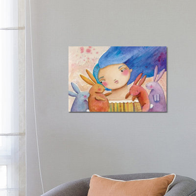 Cottontails by Teresa Kogut - Painting on Canvas